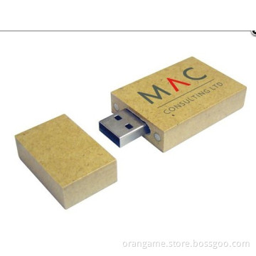 Customized Ecycled Cardboard USB Flash Drive & Recyled Paper USB Flash Drive